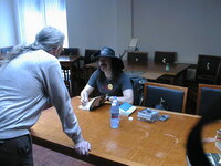 Steven Brust signing 2